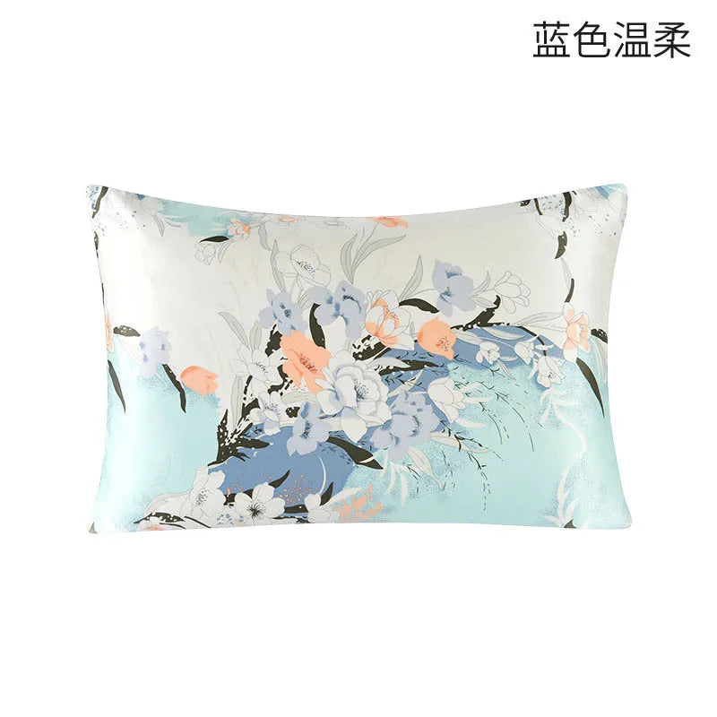 100% Both Sides Pure Natural Mulberry Silk Pillowcase with Zipper Closure  Soft and Cooling Silk Pillow Cases